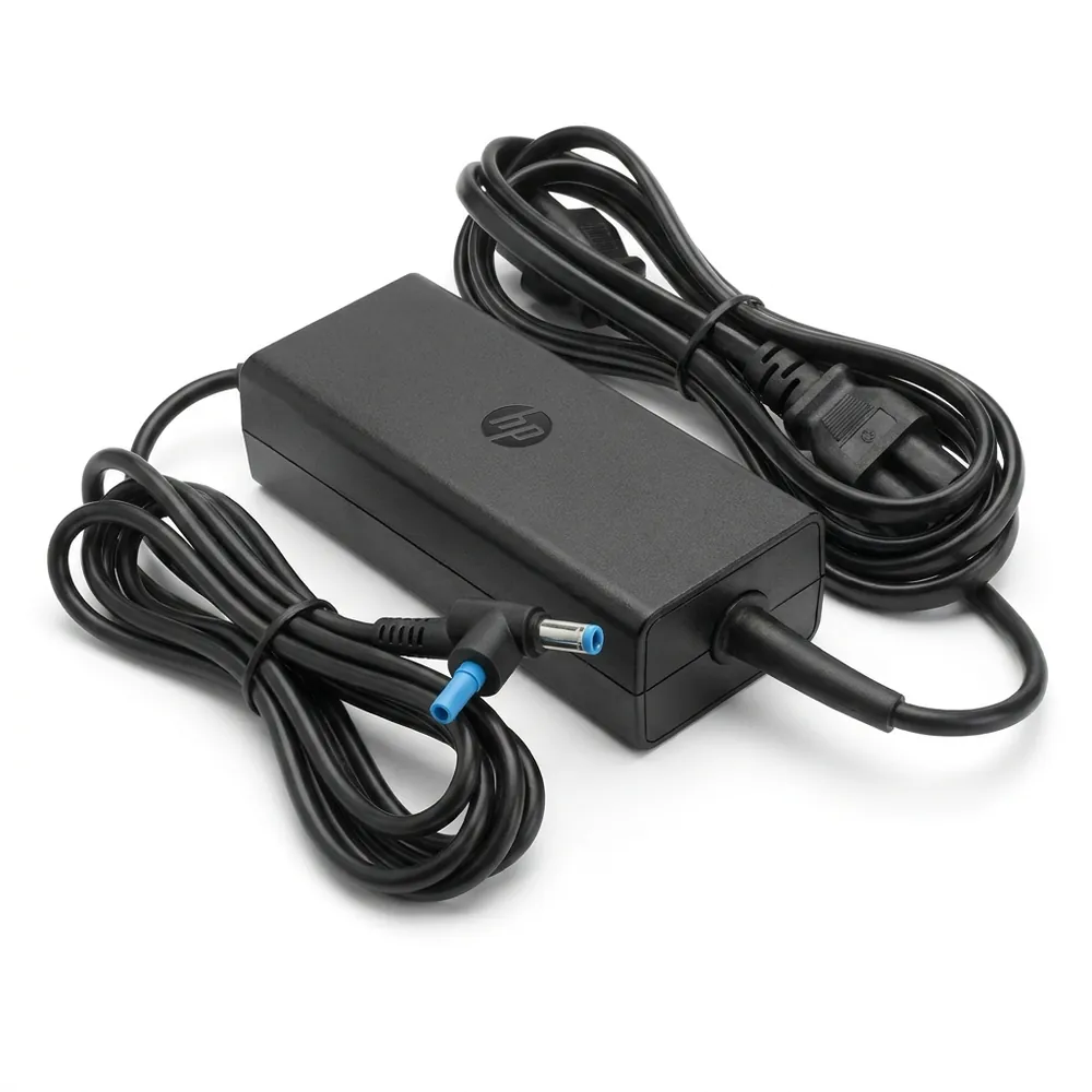 HP 65W Original Charger (Blue Tip 4.5mm) at N.N Laptop Lahore