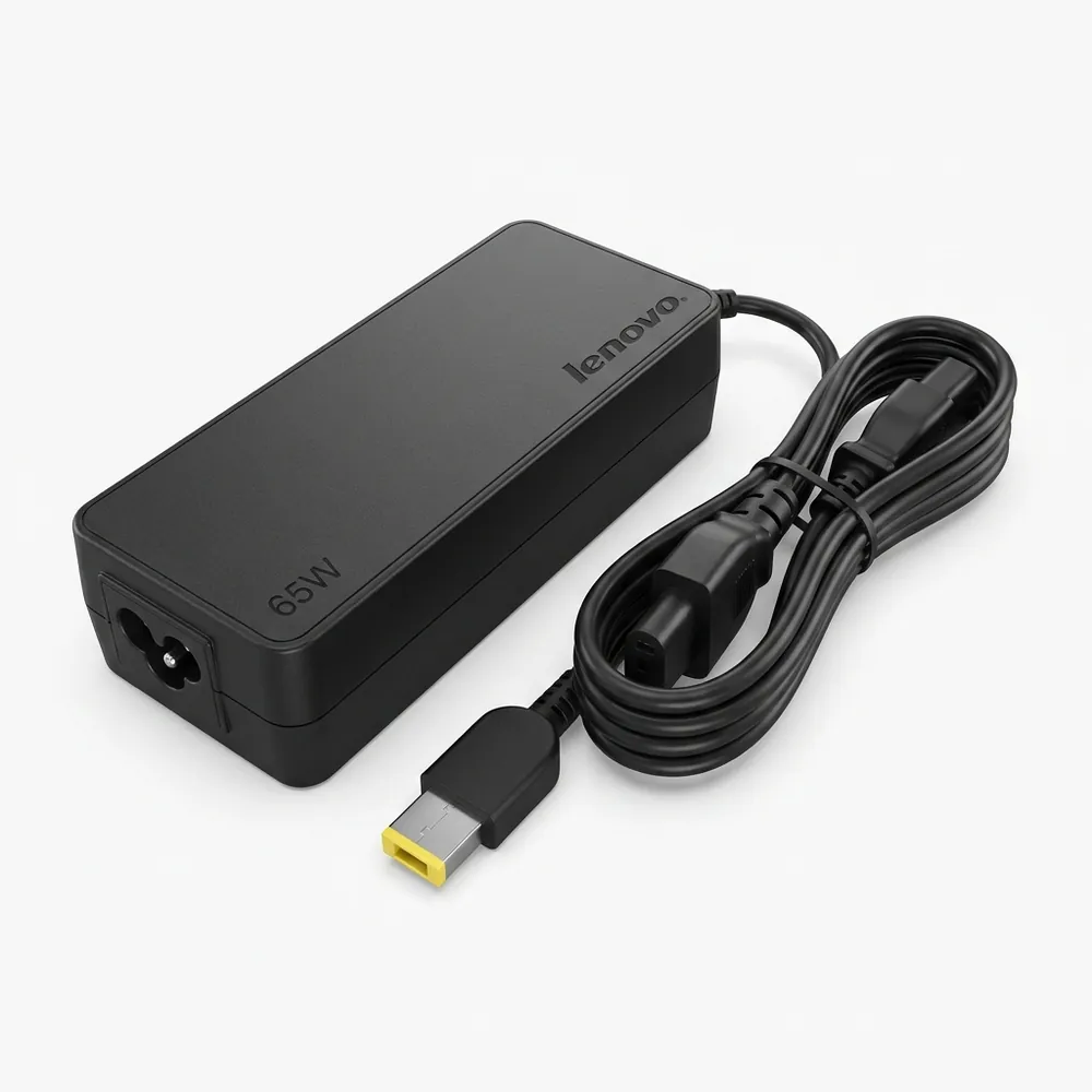 Lenovo 65W Original Charger (Yellow Pin) at N.N Laptop Lahore
