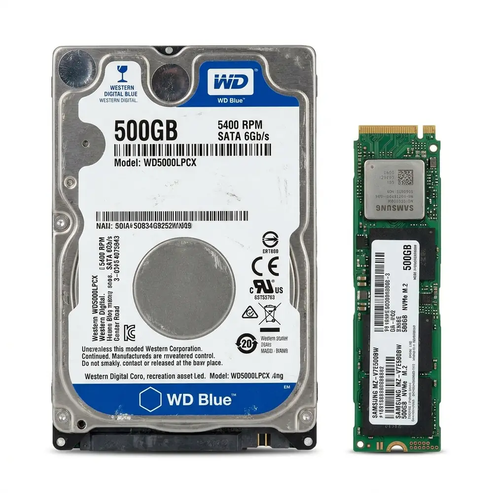 500GB 2.5" HDD (Used WD Blue 5400rpm) at N.N Laptop Lahore